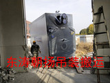 北京起重搬运设备吊装平谷锅炉吊装卸车人工滚杠搬运锅炉房就位