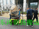 北京起重搬运海淀观赏石人工搬运室外吊装地面