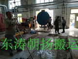 北京起重搬运河北保定燃气锅炉吊装卸车人工搬运锅炉房定位